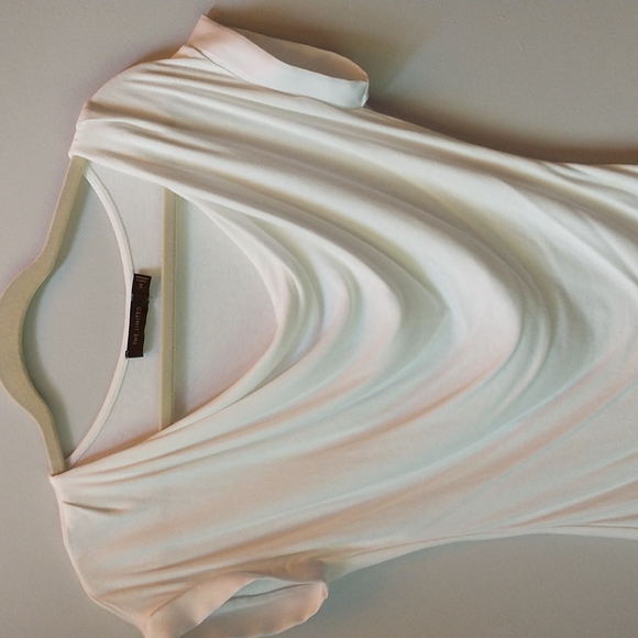 The Limited Draped White Tee - Picture 2 of 8